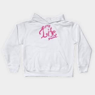 My life sucks.. text only Kids Hoodie